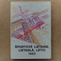 Športové lietanie, lietadlá, letci 1985 (Slovensky) - Štefánik František