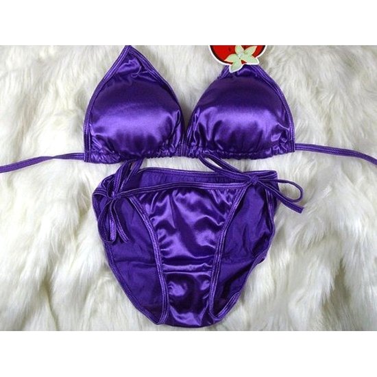 Dámské dvoudílné plavky - bikiny - opalovačky - Fialové - Kliknutím na obrázek zavřete
