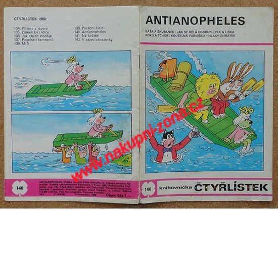 Čtyřlístek 140 - Antianopheles - Kliknutím na obrázek zavřete