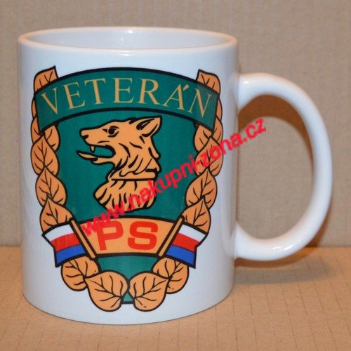 Hrnek s potiskem Veterán Pohraniční stráž (1) - Kliknutím na obrázek zavřete