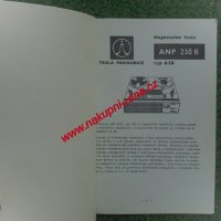 Servisní návod Magnetofon Tesla ANP 230 B typ B 58