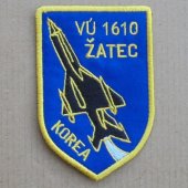 Nášivka VÚ 1610 Žatec Korea 11. stíhací letecký pluk