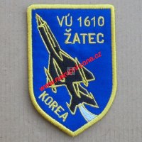 Nášivka VÚ 1610 Žatec Korea 11. stíhací letecký pluk Nášivka VÚ 1610 Žatec Korea 11. stíhací letecký pluk