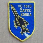 Nášivka VÚ 1610 Žatec Korea 11. stíhací letecký pluk