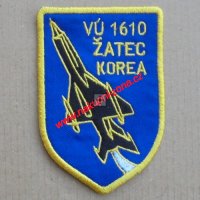 Nášivka VÚ 1610 Žatec Korea 11. stíhací letecký pluk Nášivka VÚ 1610 Žatec Korea 11. stíhací letecký pluk