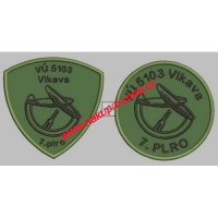 Nášivka VÚ 5103 Vlkava 7.plro