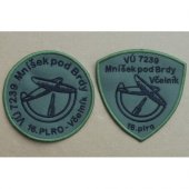 Nášivka VÚ 7239 Mníšek pod Brdy 16.plro Včelník