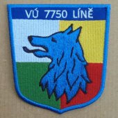 Nášivka 5. Stíhací letecký pluk VÚ 7750 Líně