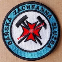 Vyšívaná nášivka Báňská záchranná služba