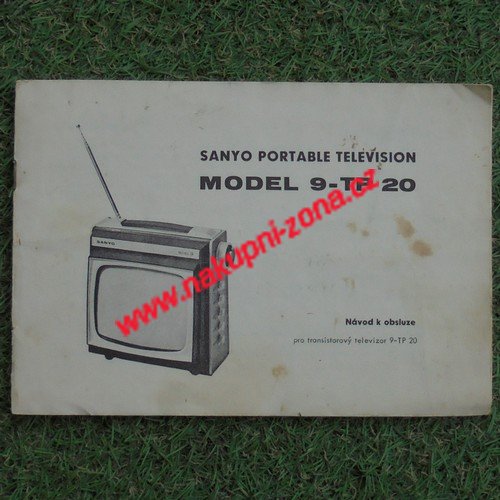Návod Televize Sanyo 9-TP 20 + záruční list - Kliknutím na obrázek zavřete