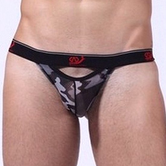 Pánská tanga maskovací vzor - Kliknutím na obrázek zavřete