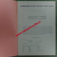 Servisní návod Radio budík Tesla 3603 A
