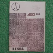 Servisní návod Zesilovač (mixák) Tesla ASO 600