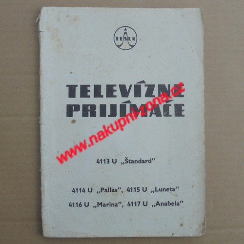 Servisní návod Televize Tesla 4113 U, 4114 U, 4115 U, 4116 U, 4117 U - Kliknutím na obrázek zavřete