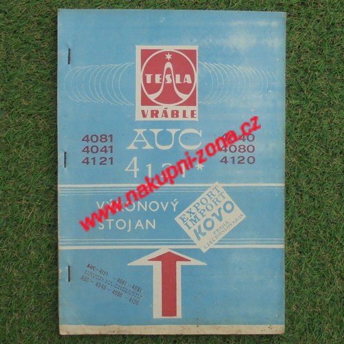 Návod Výkonový stojan Tesla AUC 4121, 4081, 4041, 4121, 4040, 4080, 4120 - Kliknutím na obrázek zavřete